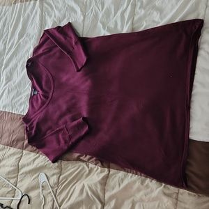 Torrid Maroon Sweater Dress